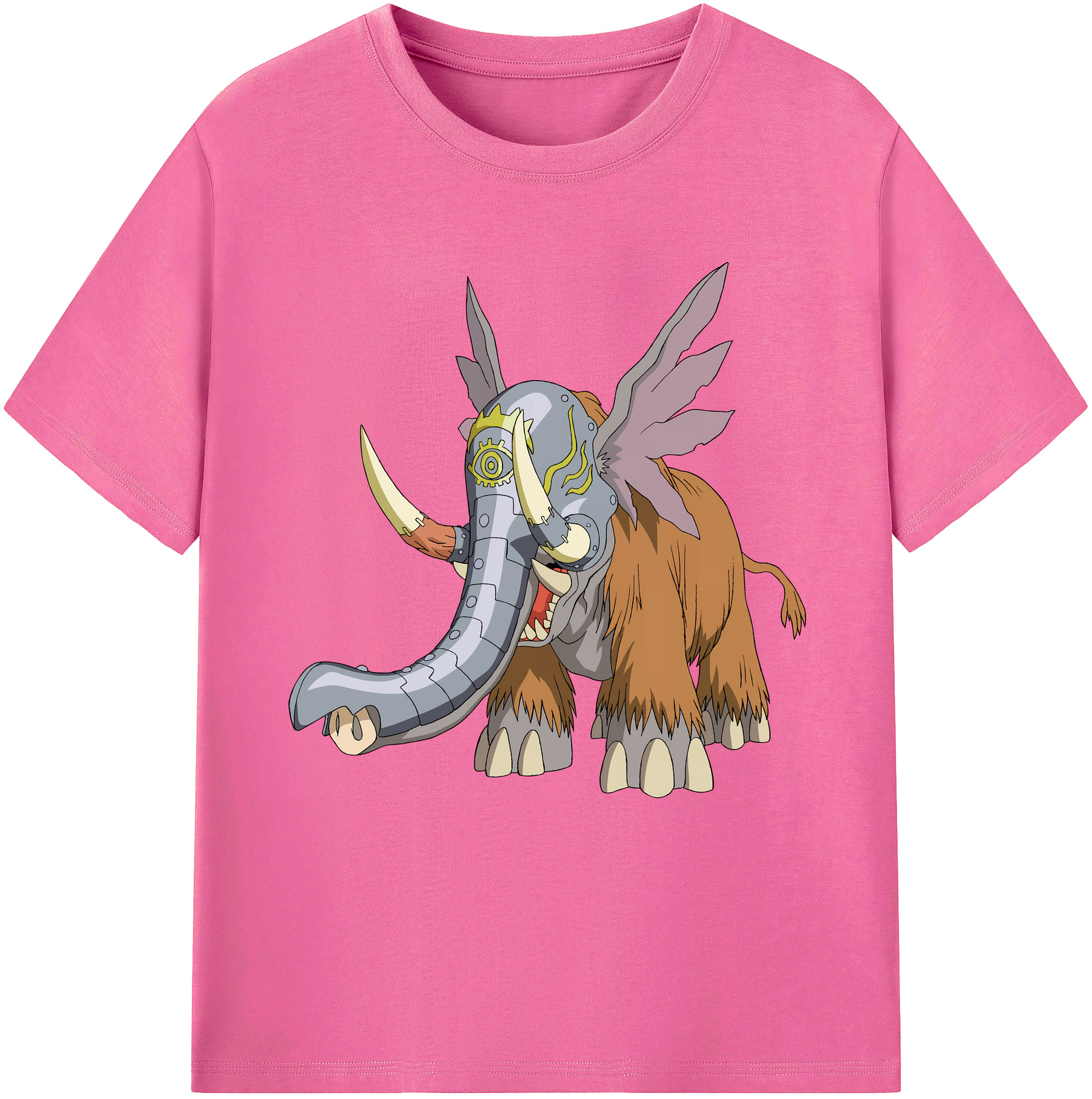 （画像用） Digimon デジタルモンスター/デジモン レディースカジュアルプリントTシャツ（綿100％）